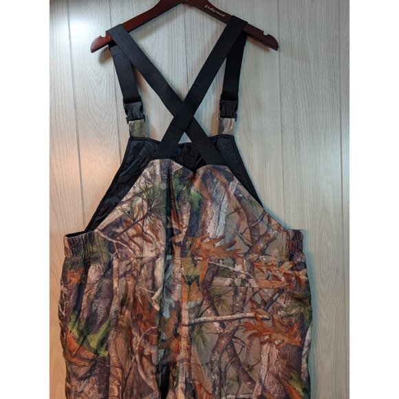 Field & Stream Bib Overalls Men 2XL Realtree Camo HydroProof Ultra Waterproof - Picture 6 of 10